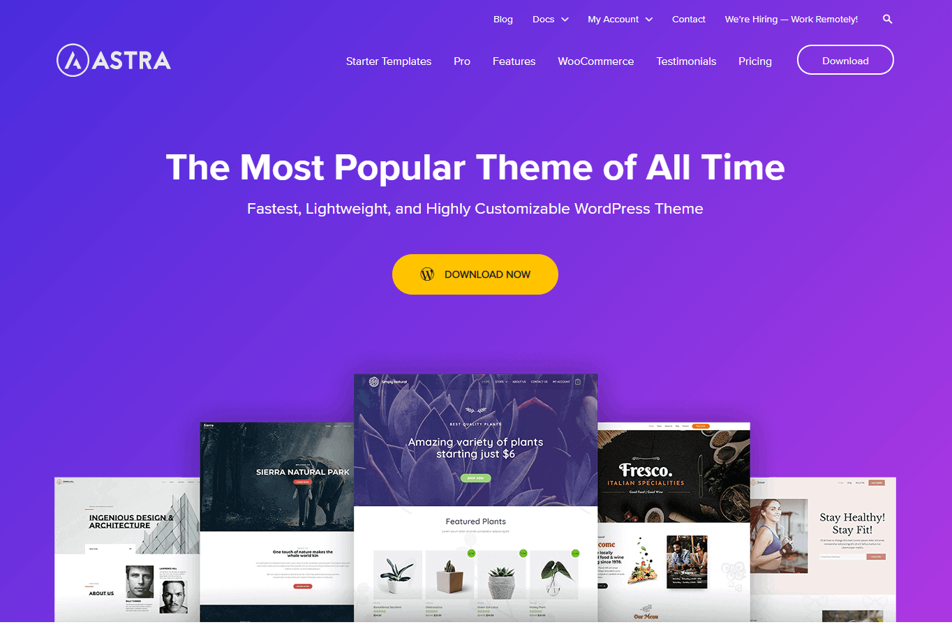 wp astra Best WordPress Themes for Affiliate Marketing