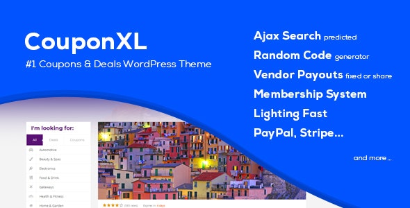 Best WordPress Themes for Affiliate Coupon XL