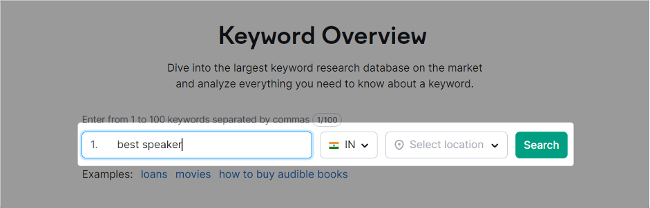 Keyword Identification Keyword Research