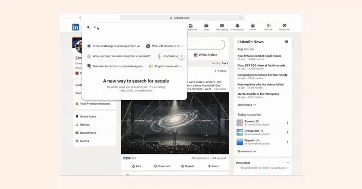 LinkedIn Introduces AI-Powered Conversational Search