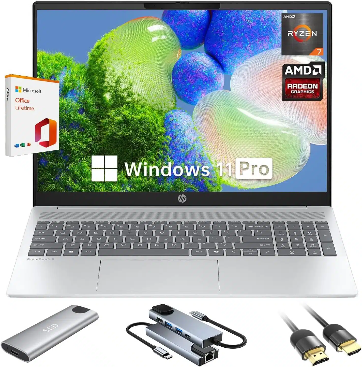 good business laptop HP Omnibook 5 AI Laptop