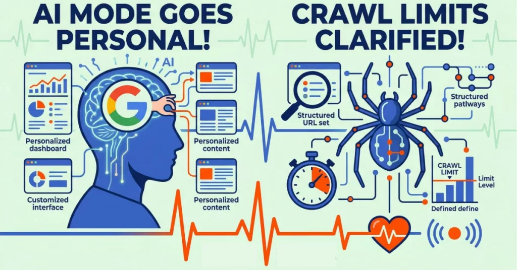 Google AI Mode Goes Personal, Crawl Limits